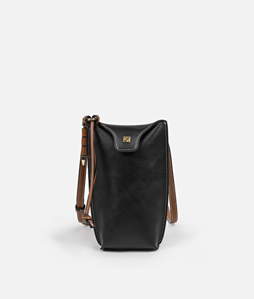 Monogram tokalı colorblock çanta
