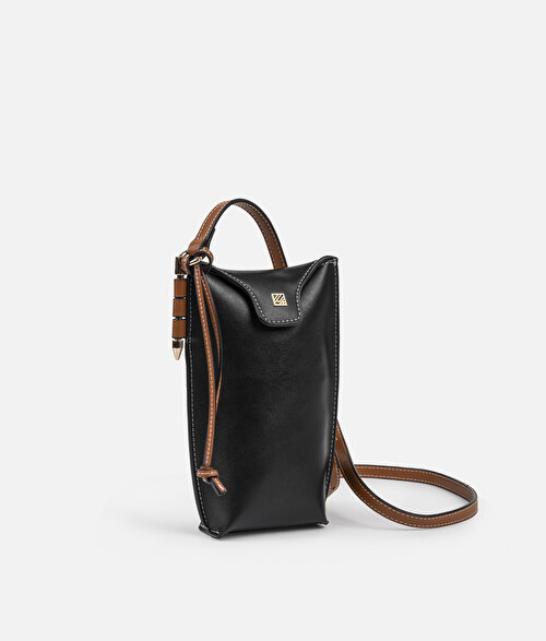 Monogram tokalı colorblock çanta