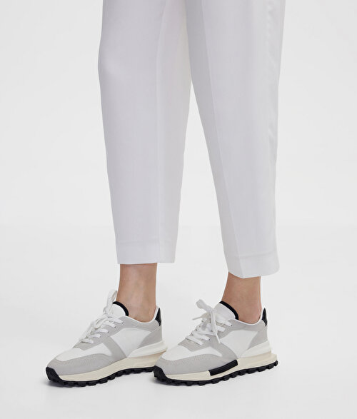 Bağcıklı colorblock sneaker