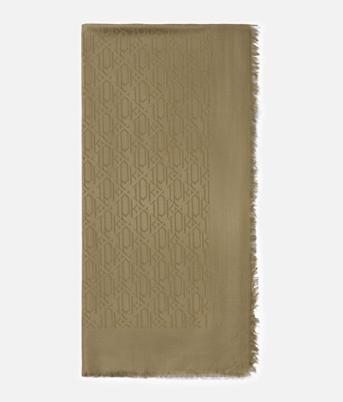 Monogram şal 130x130 cm