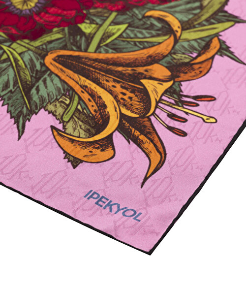 %100 ipek eşarp 90x90 cm