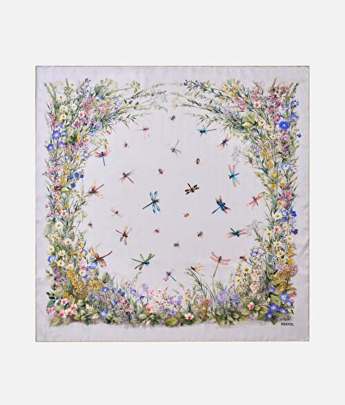 %100 ipek eşarp 90x90 cm