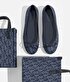 Monogram denim babet