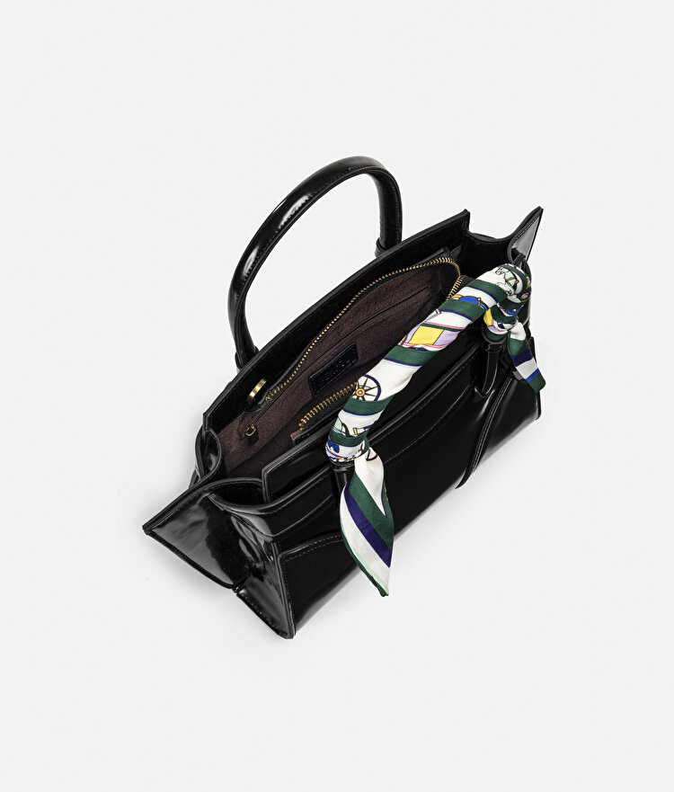 Preppy tote çanta