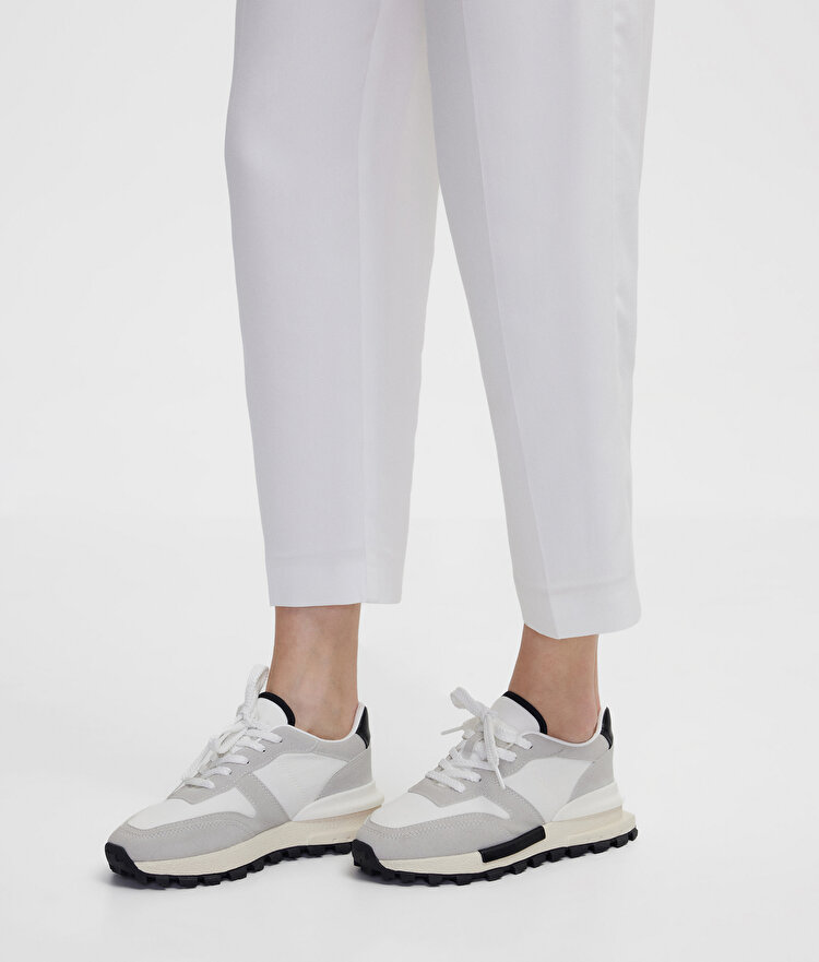 Bağcıklı colorblock sneaker