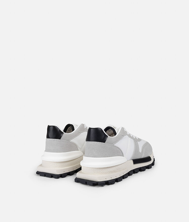 Bağcıklı colorblock sneaker