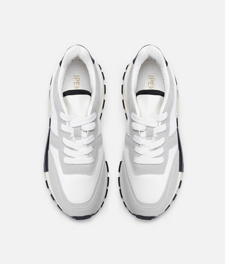Bağcıklı colorblock sneaker