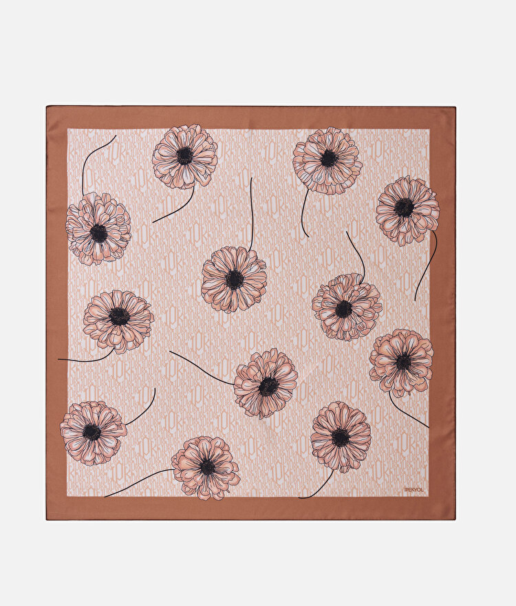 %100 ipek eşarp 90x90 cm